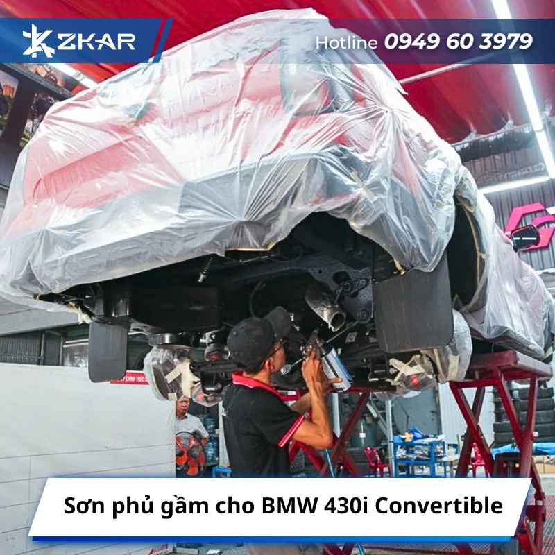 Sơn phủ gầm cho BMW 430i Convertible