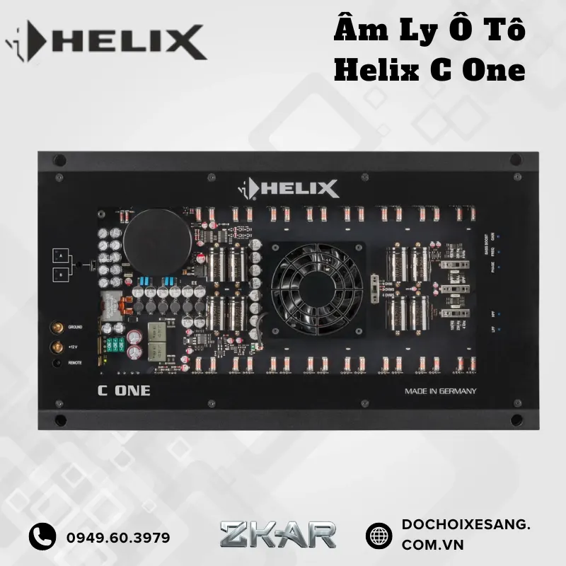 Trung Tâm Lắp Đặt Âm Ly Helix C One Cho Xe Chính Hãng Tại TPHCM
