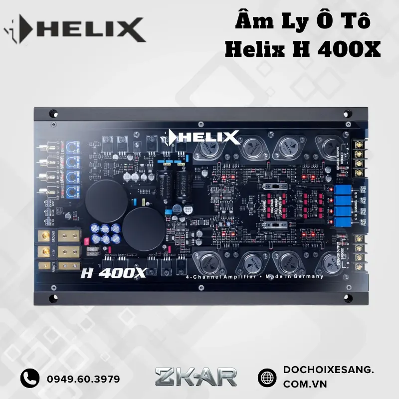 Trung Tâm Nâng Cấp Âm Ly Cho Xe Helix H 400X Chính Hãng Tại TPHCM