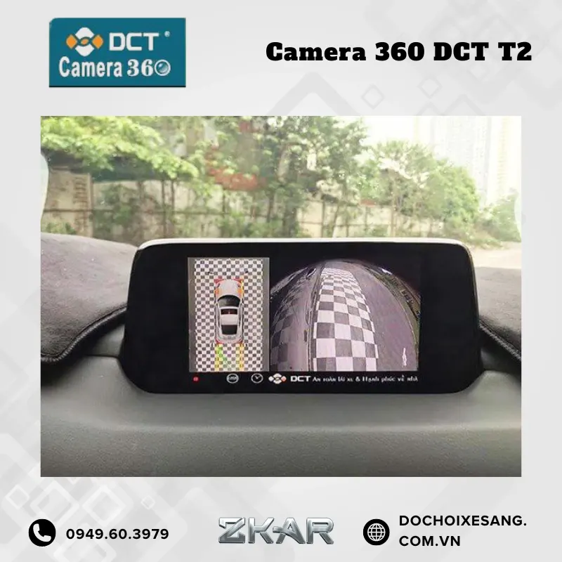 Địa Chỉ Gắn Camera 360 Độ Ô Tô DCT T2 Chất Lượng Tại TPHCM
