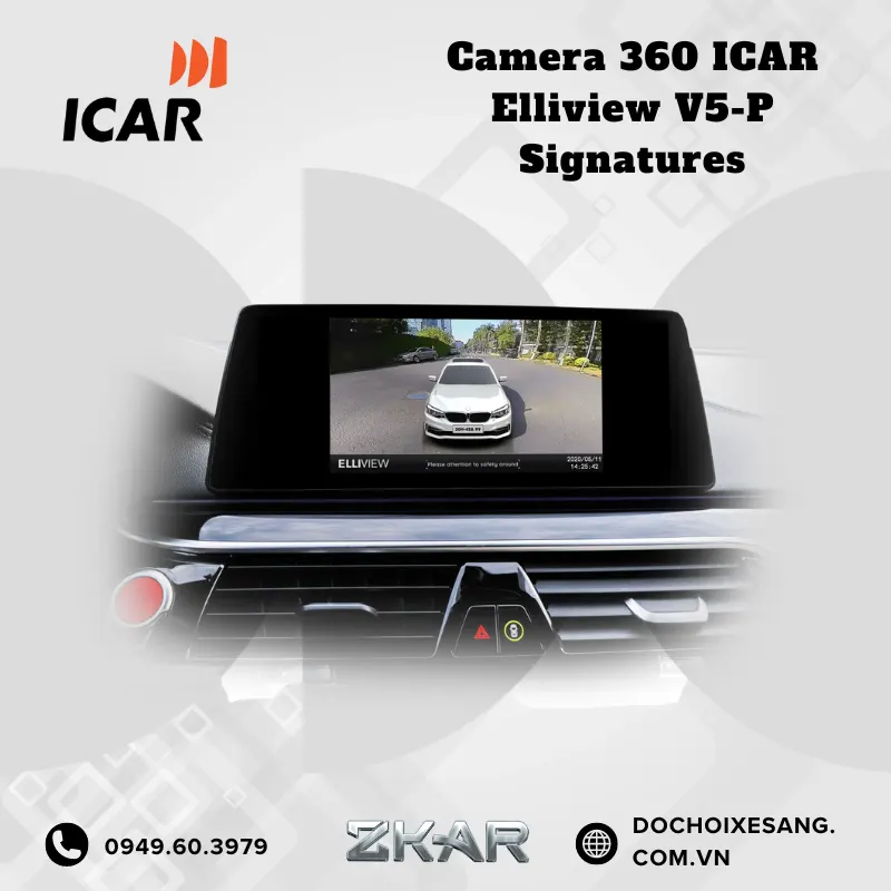 Tính Năng Ưu Việt Khác Camera 360 Độ Ô Tô ICAR V5-P Signatures Mang Lại