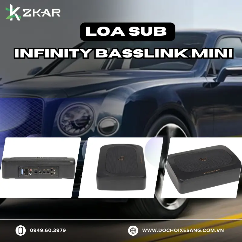 Loa Sub Gầm Ghế Infinity Basslink Mini Chính Hãng