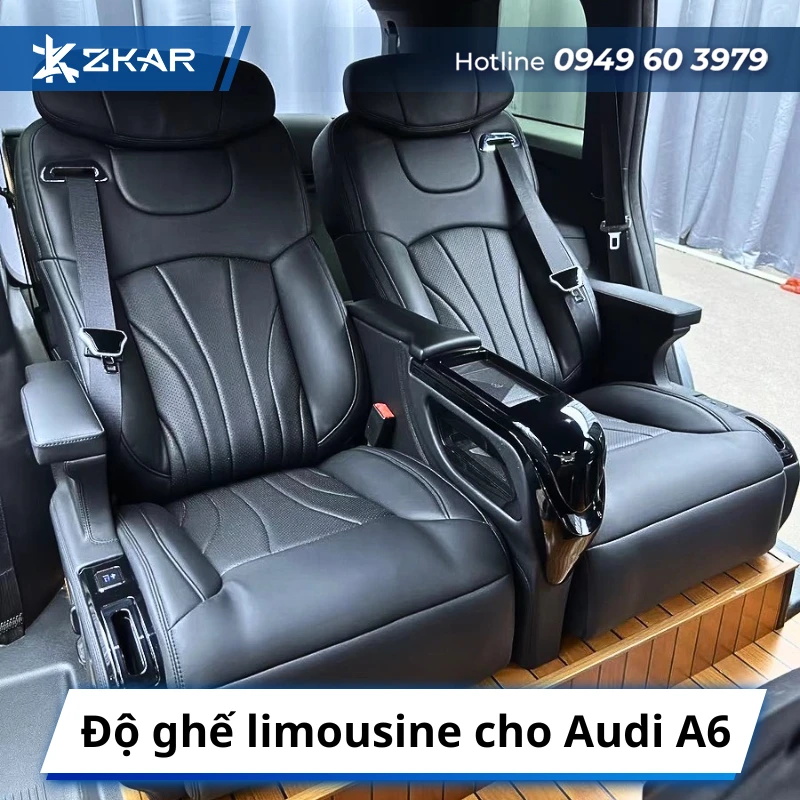 Độ ghế limousine cho Audi A6