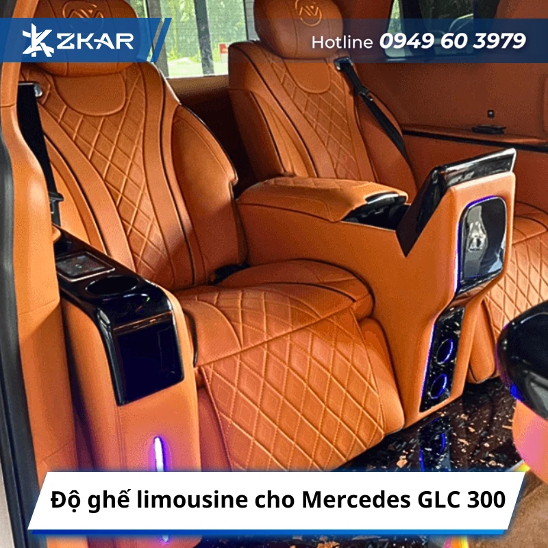 Độ ghế limousine cho Mercedes GLC 300