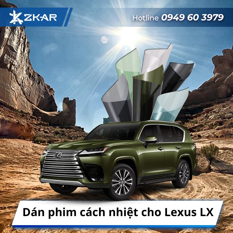 Dán phim cách nhiệt cho Lexus LX