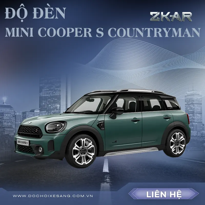 Độ Đèn Cho Xe Mini Cooper S Countryman Tại TPHCM