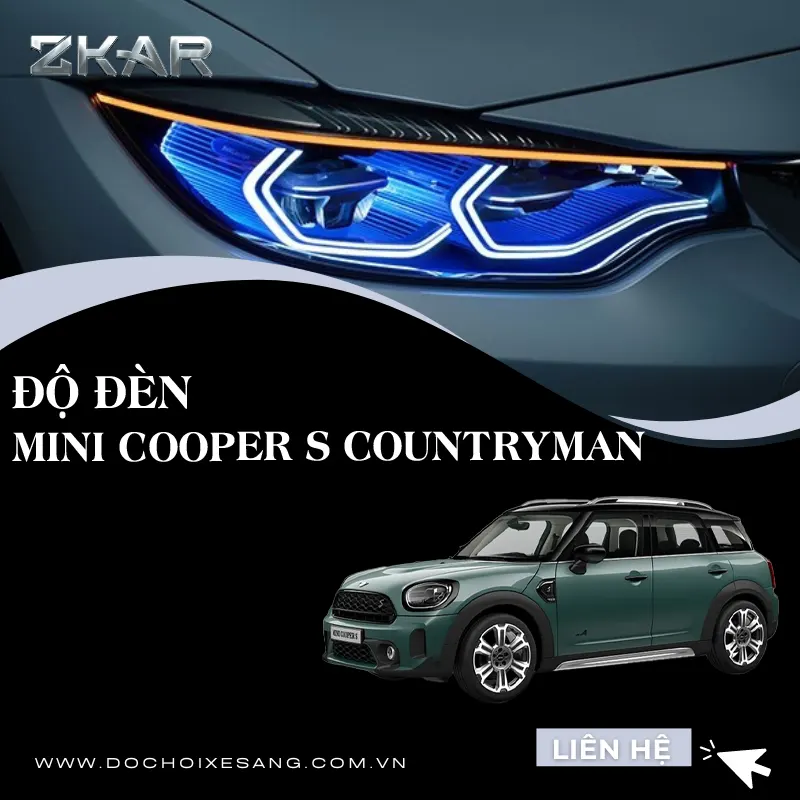 Trung Tâm Nâng Cấp Ánh Sáng Cho Mini Cooper S Countryman Uy Tín Tại Sài Gòn