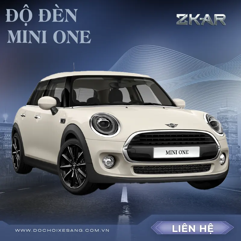 Độ Đèn Cho Xe Mini One Tại TPHCM