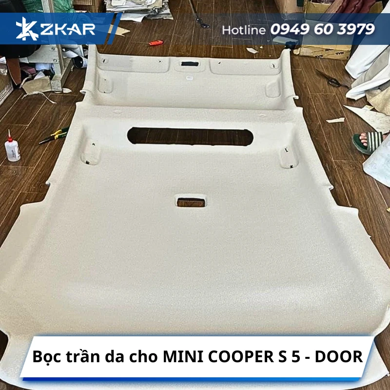 Bọc trần da cho MINI COOPER S 5 - DOOR