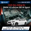 Cách âm chống ồn BMW X3 sDrive 20i M Sport