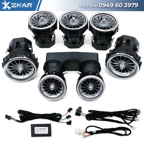 Lợi ích khi lắp Cửa gió Tuabin phản lực Led 64 màu xe Mercedes C, GLC Class