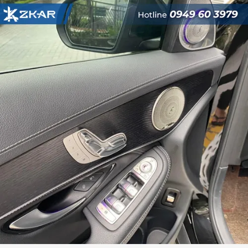 Loa Xoay 3D Burmester Led 64 Màu Cột A cho xe Mercedes