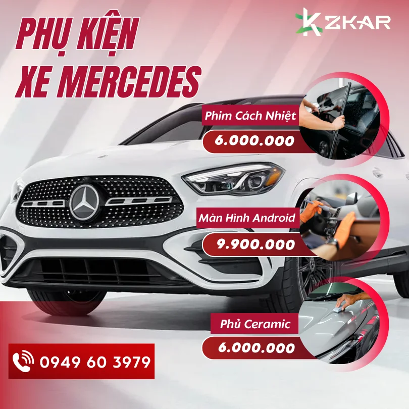 Phụ Kiện Xe Mercedes - Đồ Chơi Xe Mercedes Tại TPHCM