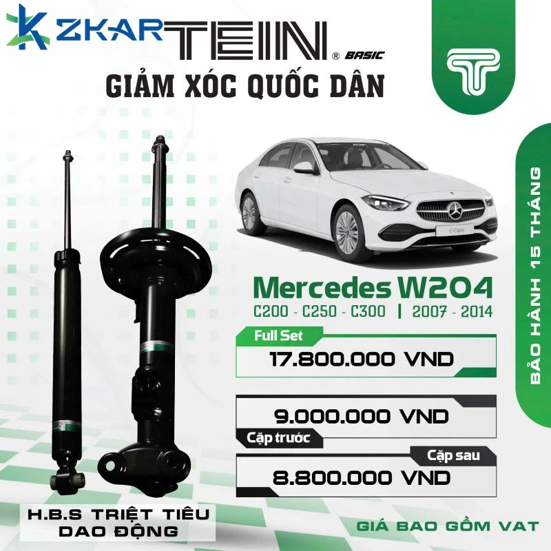 Phuộc Tein giảm xóc Mercedes W204