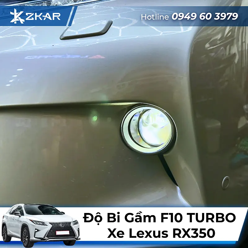 Độ Bi Gầm F10 TURBO Xe Lexus RX