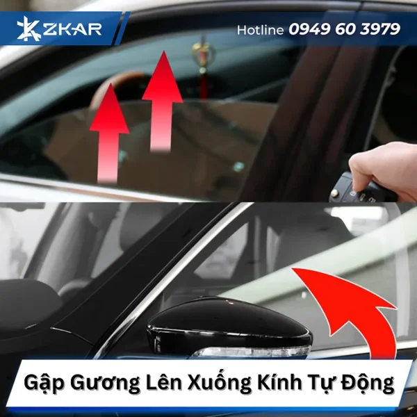 Gập Gương Lên Xuống/ Kính Tự Động